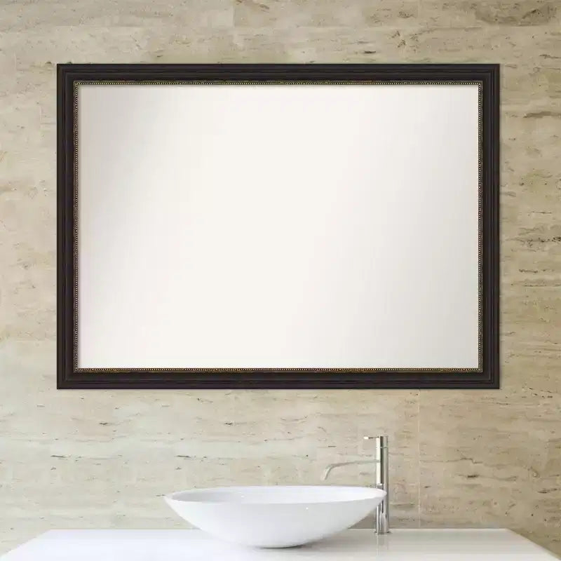 Plateau de rangement de salle de bain en bambou avec séparateurs, Naturel
