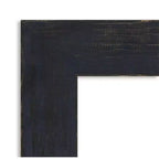 Miroir mural en bois bleu marine 22" x 28", sans biseau, pour salle de bain et chambre à coucher