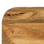 Bureau en bois de manguier massif, 110 x 50 x 76 cm, finition naturelle