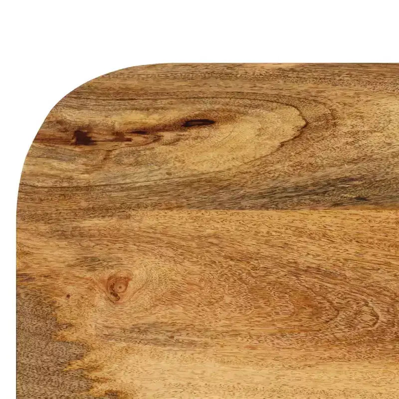 Bureau en bois de manguier massif, 110 x 50 x 76 cm, finition naturelle