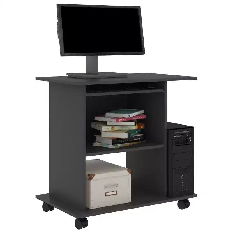 Étagère à 5 niveaux avec tablettes ajustables, bibliothèque haute autoportante pour salon et bureau à domicile