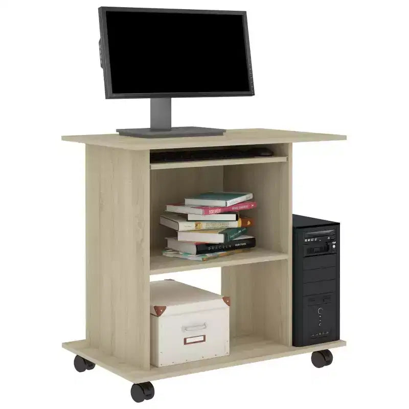 Étagère à 5 niveaux avec tablettes ajustables, bibliothèque haute autoportante pour salon et bureau à domicile