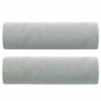 Canapé 2 places en velours avec coussins décoratifs, gris clair, 120 cm