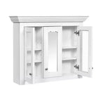 Armoire à pharmacie murale de 35 pouces avec miroir et 5 étagères réglables