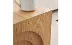 Table d'appoint carrée moderne, table d'appoint en MDF pour salon et chambre à coucher