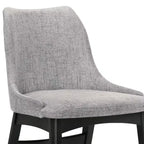 Chaise latérale rembourrée, pieds en bois massif, chaise de salle à manger et d'appoint