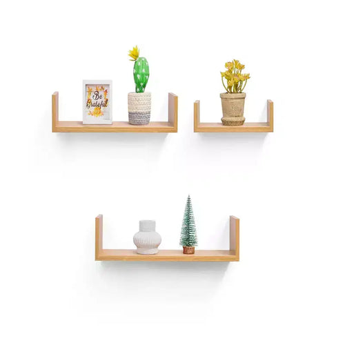 Étagère flottante en bois d'érable de 14 po avec support invisible, fixation murale pour salle de bain, chambre et cuisine