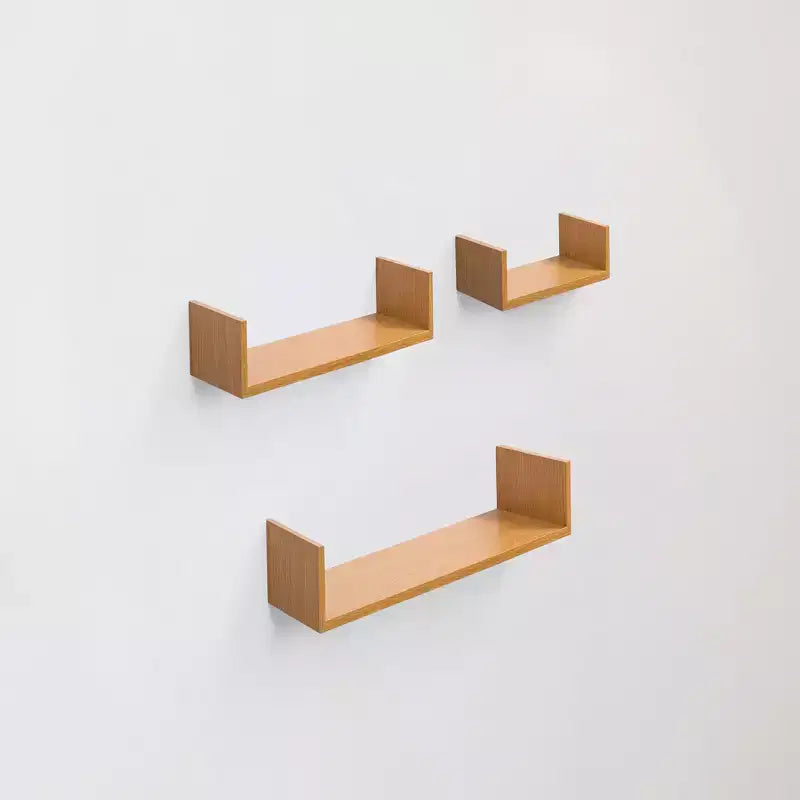 Étagère flottante en bois d'érable de 14 po avec support invisible, fixation murale pour salle de bain, chambre et cuisine