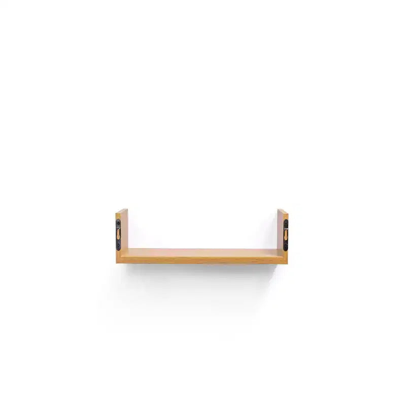 Étagère flottante en bois d'érable de 14 po avec support invisible, fixation murale pour salle de bain, chambre et cuisine