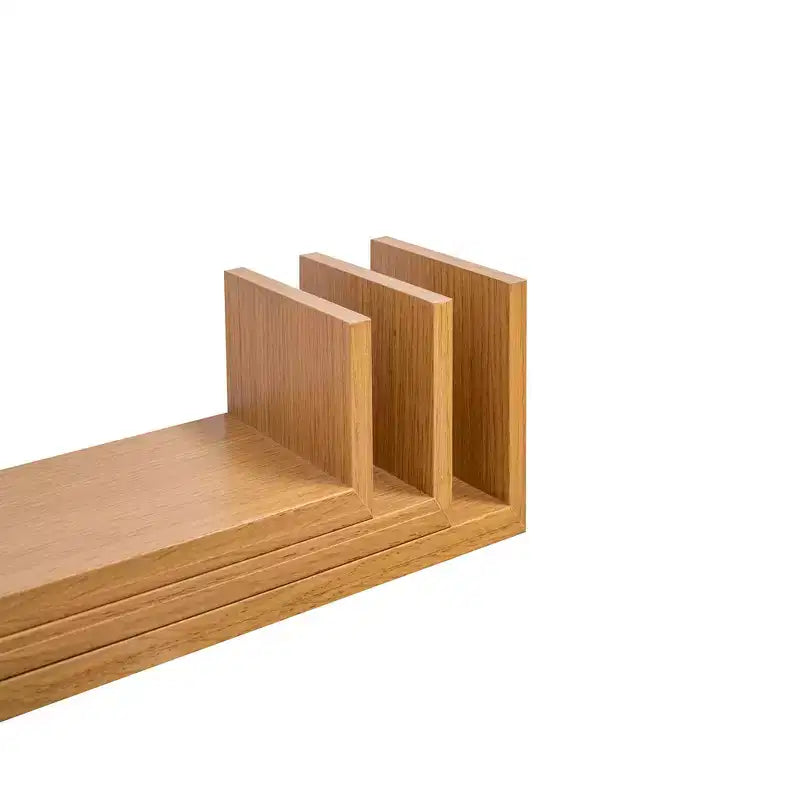 Étagère flottante en bois d'érable de 14 po avec support invisible, fixation murale pour salle de bain, chambre et cuisine