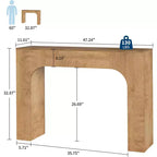 47/63 Table console de ferme rustique – Table d'appoint étroite pour entrée, canapé, couloir et salon