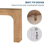 47/63 Table console de ferme rustique – Table d'appoint étroite pour entrée, canapé, couloir et salon