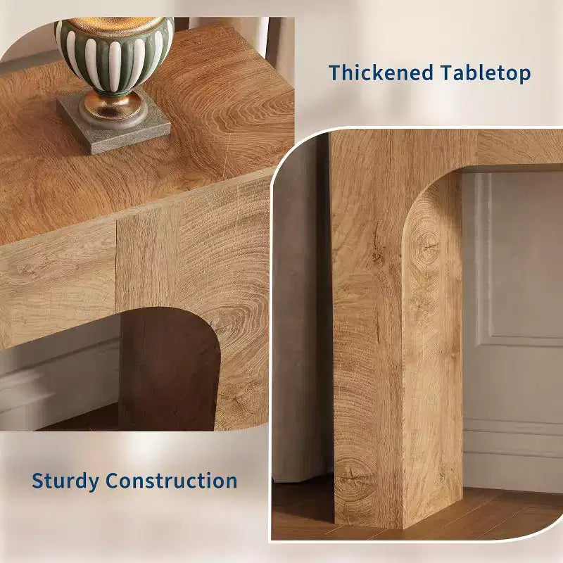 47/63 Table console de ferme rustique – Table d'appoint étroite pour entrée, canapé, couloir et salon