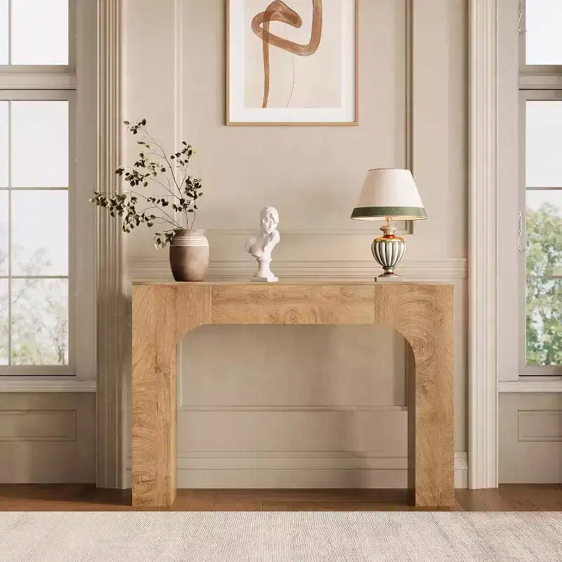 47/63 Table console de ferme rustique – Table d'appoint étroite pour entrée, canapé, couloir et salon