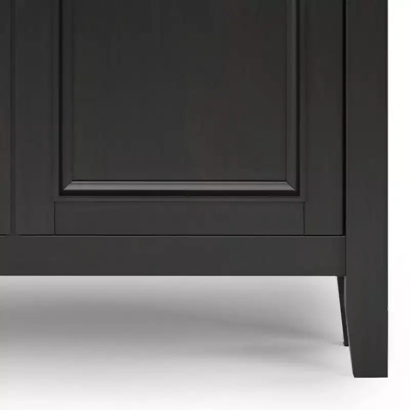 Meuble de rangement pour entrée, Brun Hickory, Étagères réglables, Pin et Contreplaqué