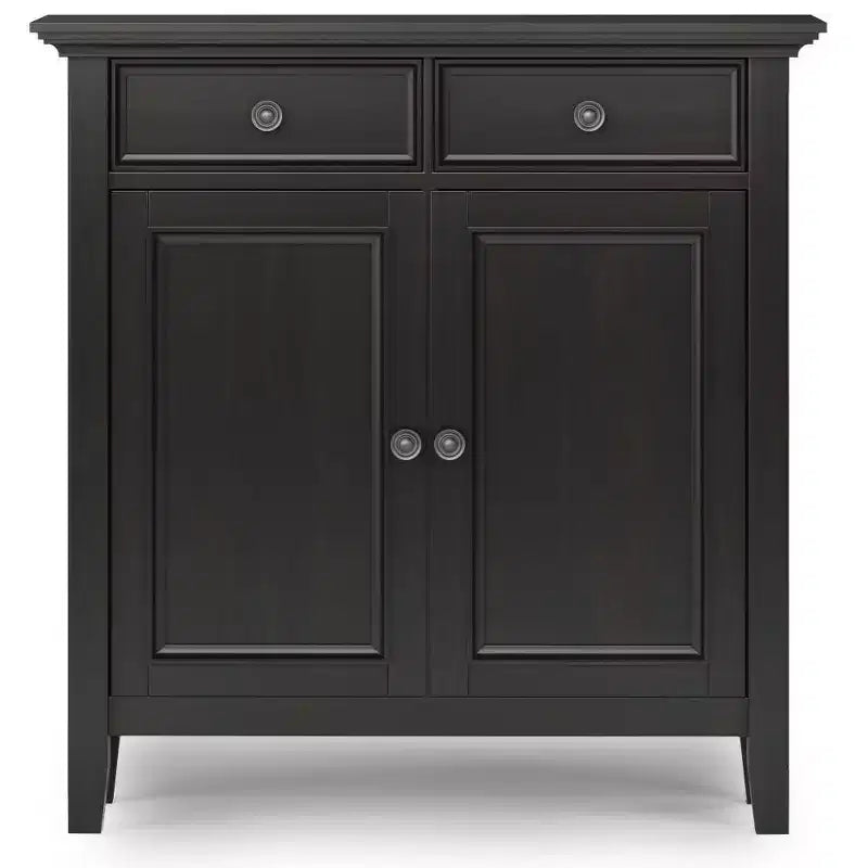 Meuble de rangement pour entrée, Brun Hickory, Étagères réglables, Pin et Contreplaqué