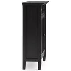 Meuble de rangement pour entrée, Brun Hickory, Étagères réglables, Pin et Contreplaqué