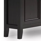 Meuble de rangement pour entrée, Brun Hickory, Étagères réglables, Pin et Contreplaqué