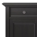 Meuble de rangement pour entrée, Brun Hickory, Étagères réglables, Pin et Contreplaqué