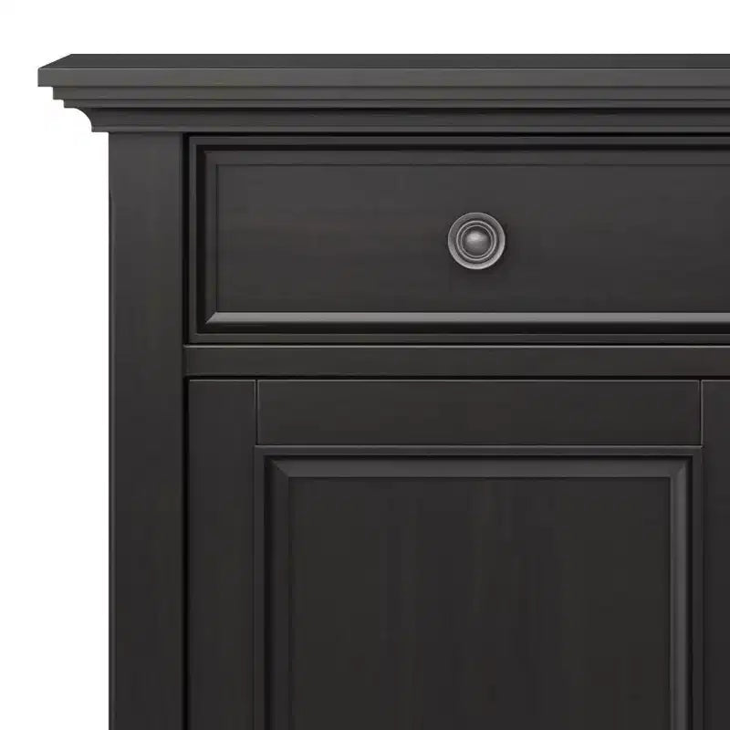 Meuble de rangement pour entrée, Brun Hickory, Étagères réglables, Pin et Contreplaqué