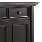 Meuble de rangement pour entrée, Brun Hickory, Étagères réglables, Pin et Contreplaqué