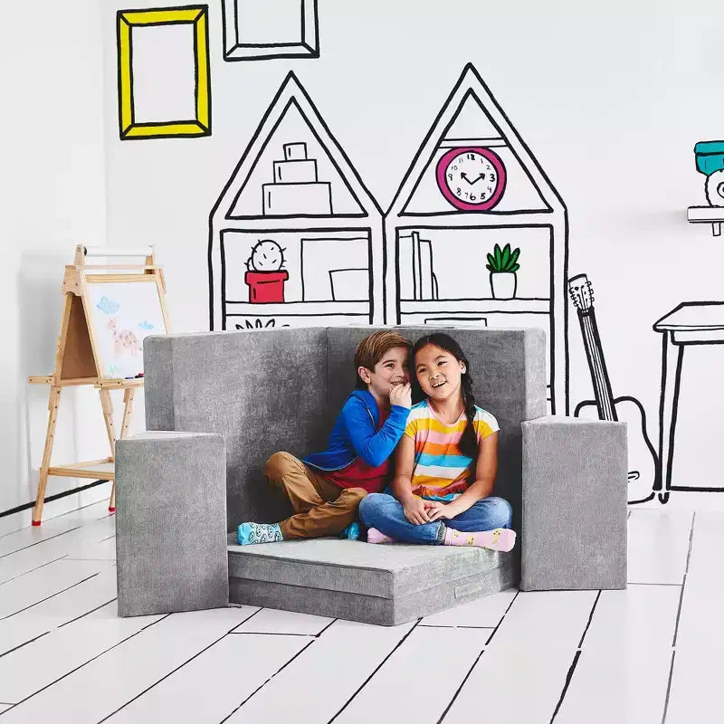 Canapé de jeu pour enfants, pliable et convertible