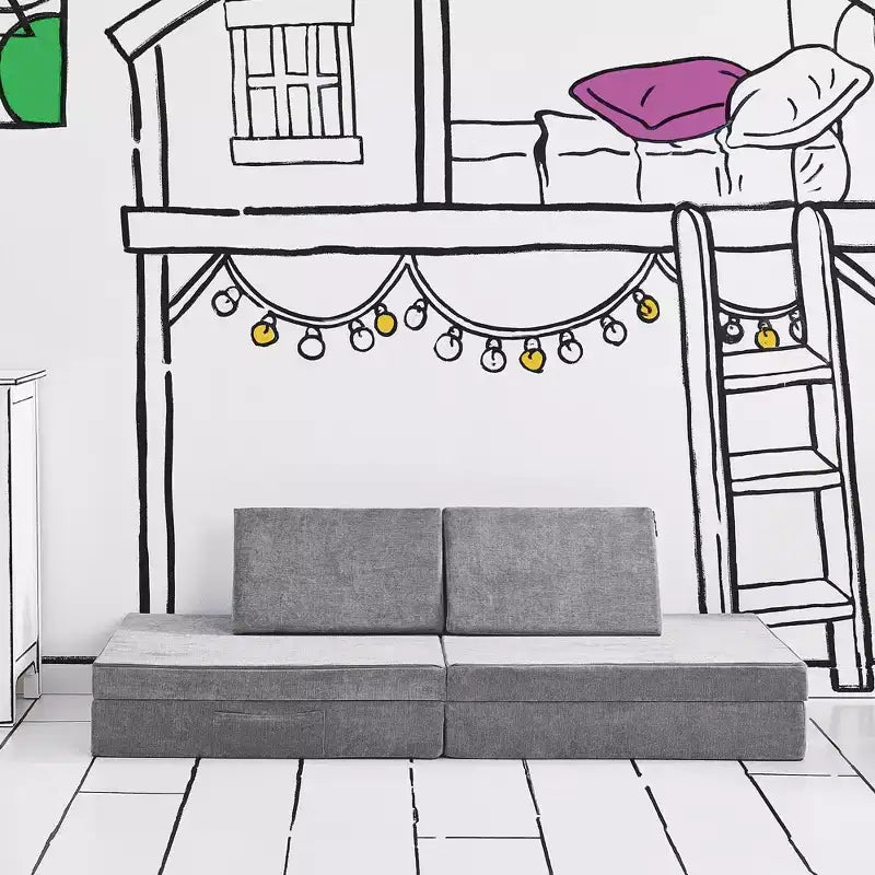 Canapé de jeu pour enfants, pliable et convertible