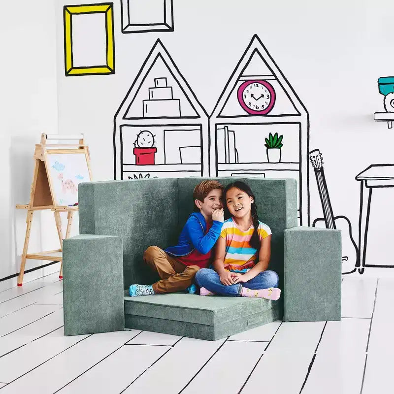 Canapé de jeu pour enfants, pliable et convertible