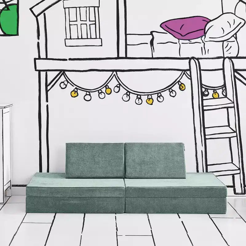 Canapé de jeu pour enfants, pliable et convertible