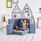 Canapé de jeu pour enfants, pliable et convertible