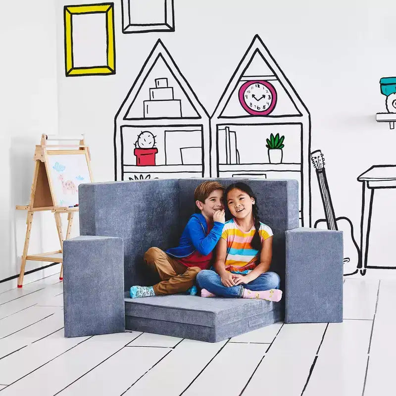 Canapé de jeu pour enfants, pliable et convertible