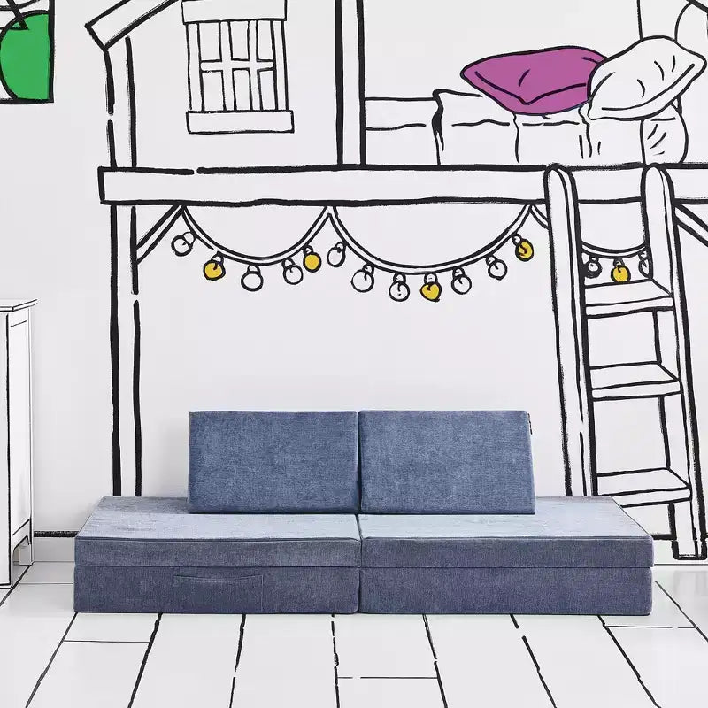 Canapé de jeu pour enfants, pliable et convertible