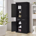 Meuble de rangement de cuisine de 184 cm de haut avec étagères réglables, rangement de salle à manger