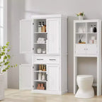 Meuble de rangement de cuisine de 184 cm de haut avec étagères réglables, rangement de salle à manger