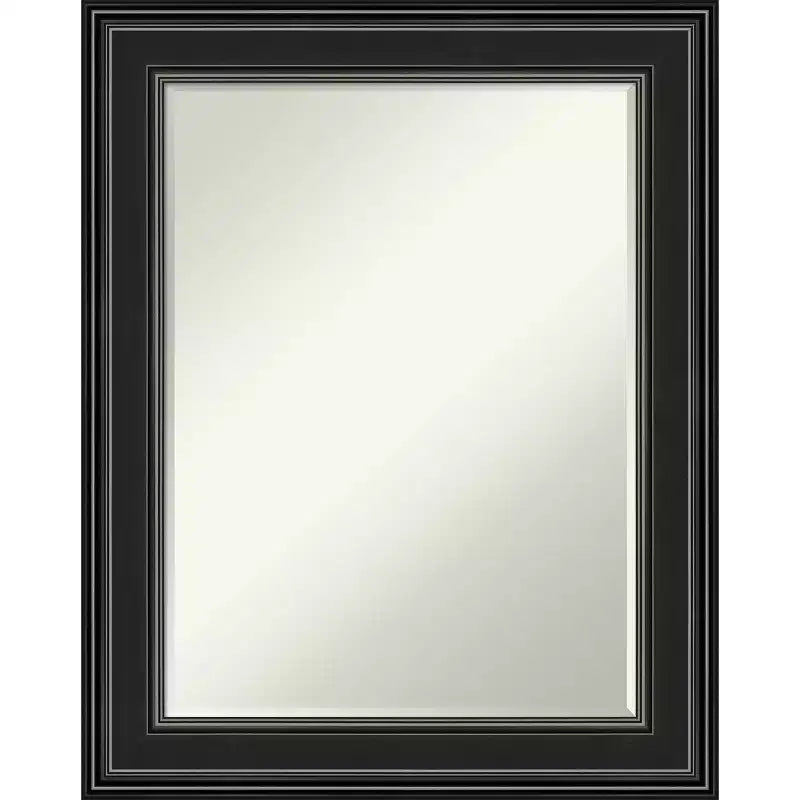 Amanti Art Ridge Petite Bevel Bathroom Wall Mirror