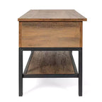 Banc de rangement d'entrée de ferme avec étagère inférieure, banc de vestiaire et de chambre à coucher