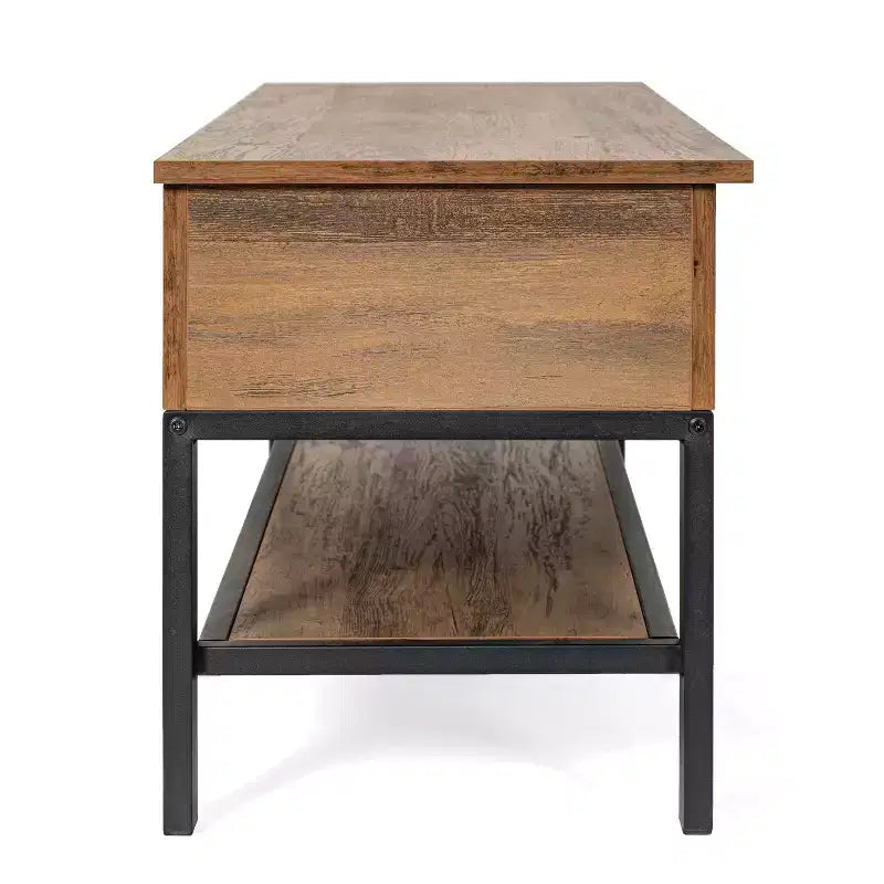 Banc de rangement d'entrée de ferme avec étagère inférieure, banc de vestiaire et de chambre à coucher