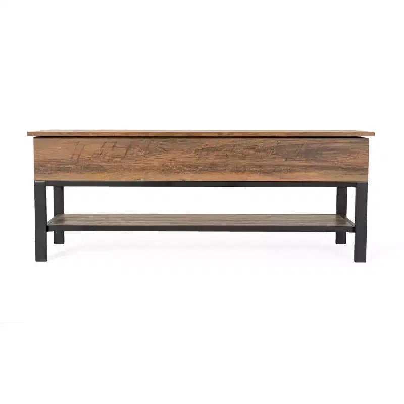 Banc de rangement d'entrée de ferme avec étagère inférieure, banc de vestiaire et de chambre à coucher