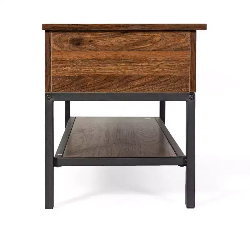 Banc de rangement d'entrée de ferme avec étagère inférieure, banc de vestiaire et de chambre à coucher