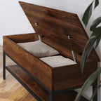 Banc de rangement d'entrée de ferme avec étagère inférieure, banc de vestiaire et de chambre à coucher